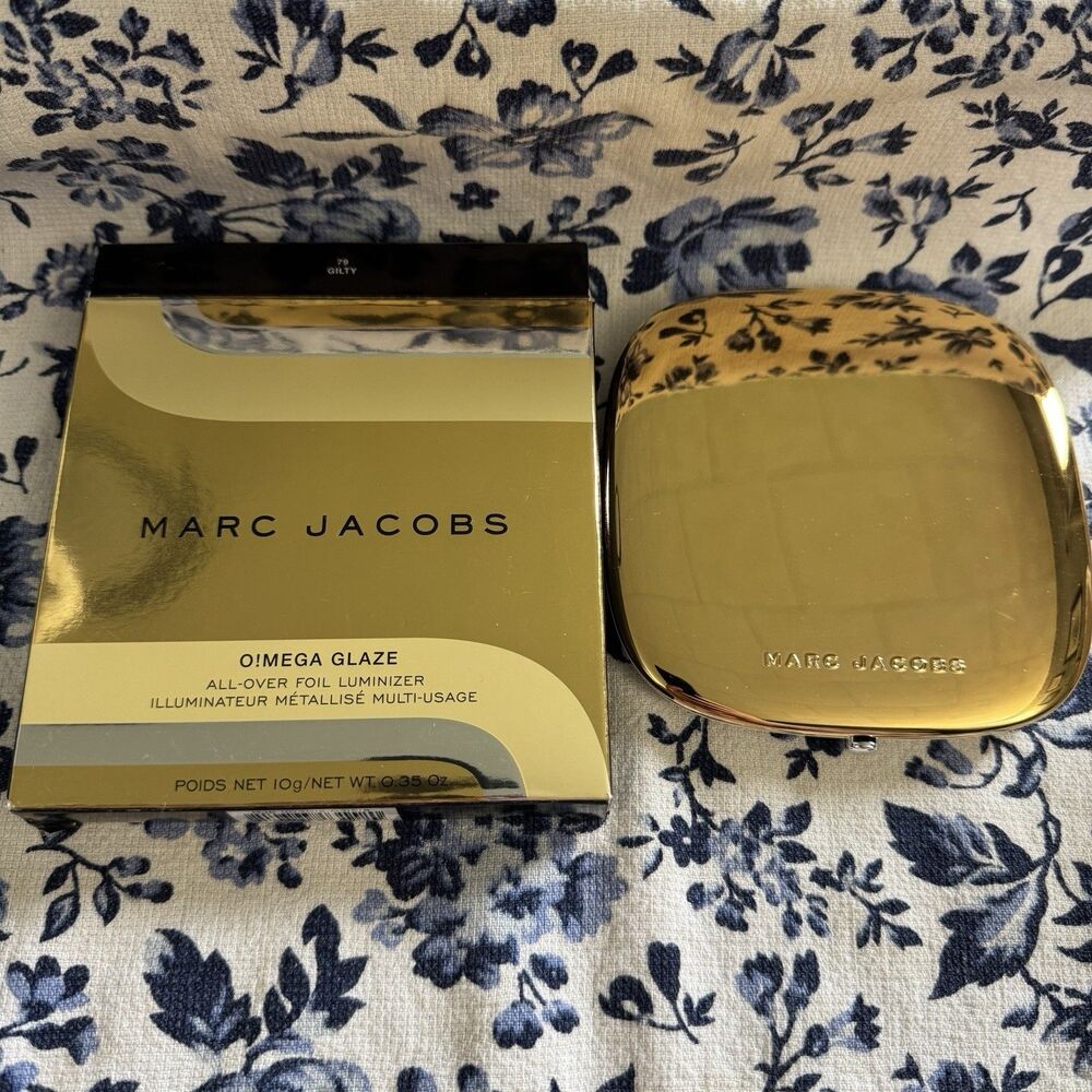 Marc Jacobs O!Mega Glaze All Over Foil Luminizer Highlighter 79 GILTY 0.35oz NIB